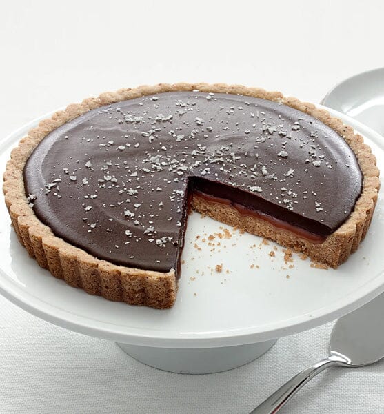 Caramel & chocolate tarte